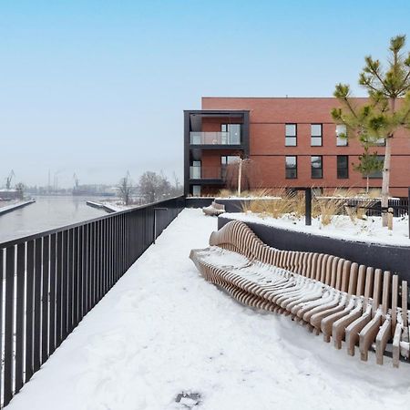 Sienna Grobla Apartment With View Of The Motlawa Terrace & Sauna, Gym By Noclegi Renters Gdańsk Exteriör bild