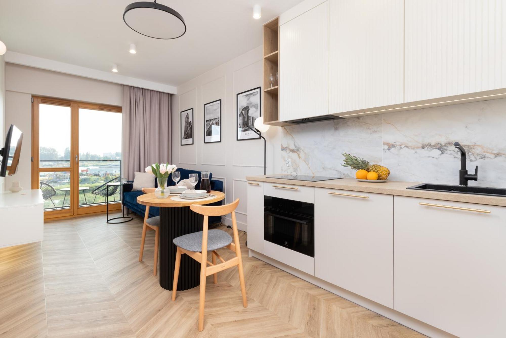 Sienna Grobla Apartment With View Of The Motlawa Terrace & Sauna, Gym By Noclegi Renters Gdańsk Exteriör bild